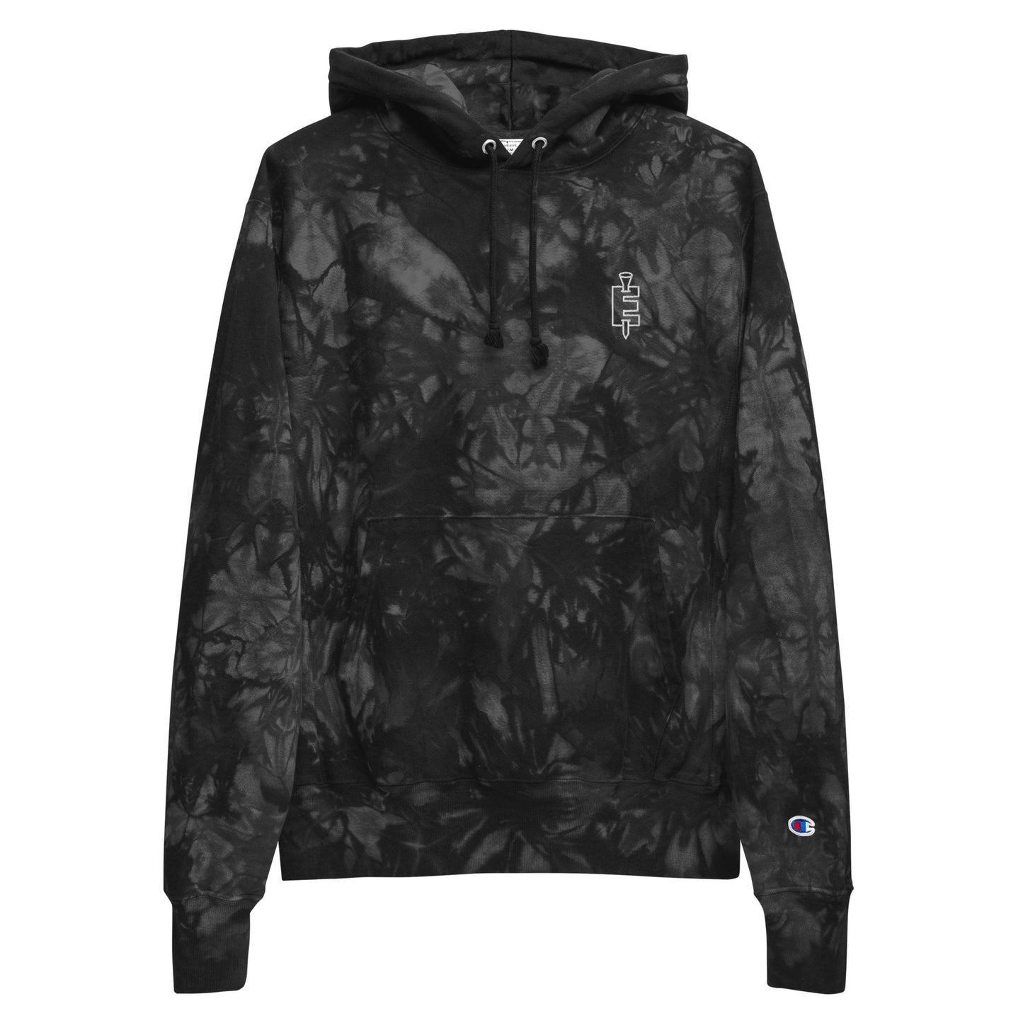 EDEKET X CHAMPION UNISEX TIE DYE HOODIE