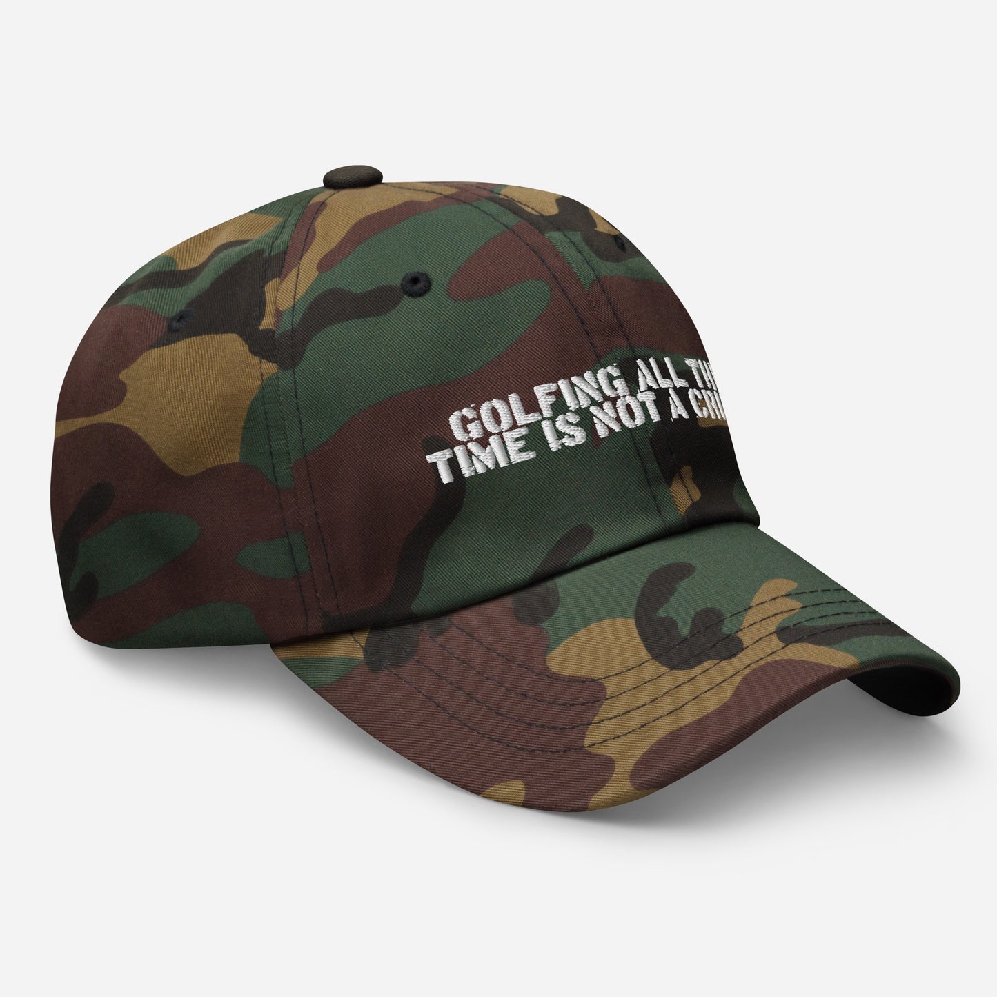 GOLFING ALL THE TIME IS NOT A CRIME HAT