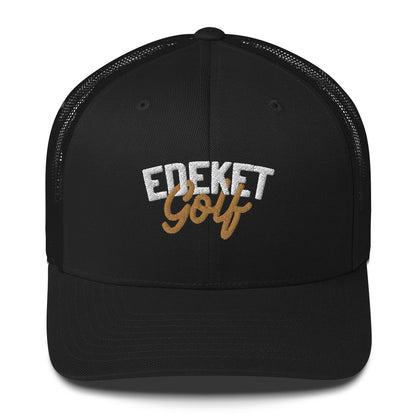 EDEKET CURSIVE LOGO TRUCKER HAT